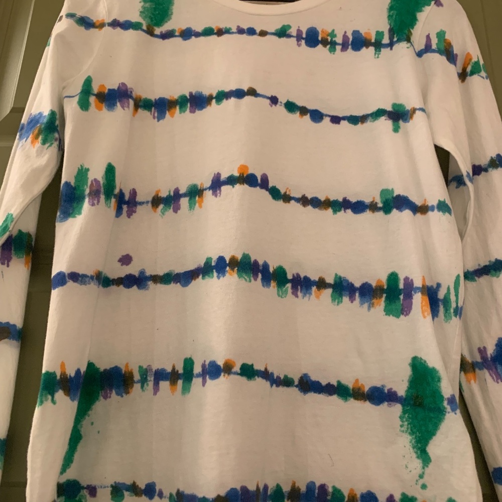 Warm "FUN" Long Sleeve Splatter Tee